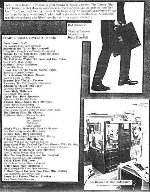 Issue 4 Contents