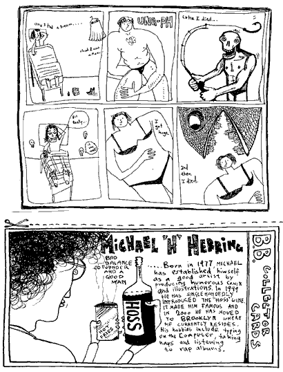 Huge comic / Michael Collector Card