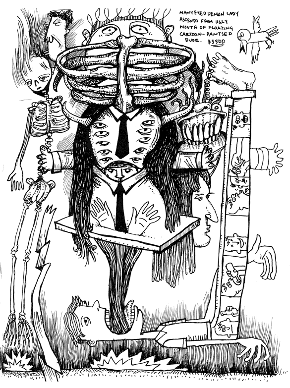 Many-Eyed Demon Lady--$35,000